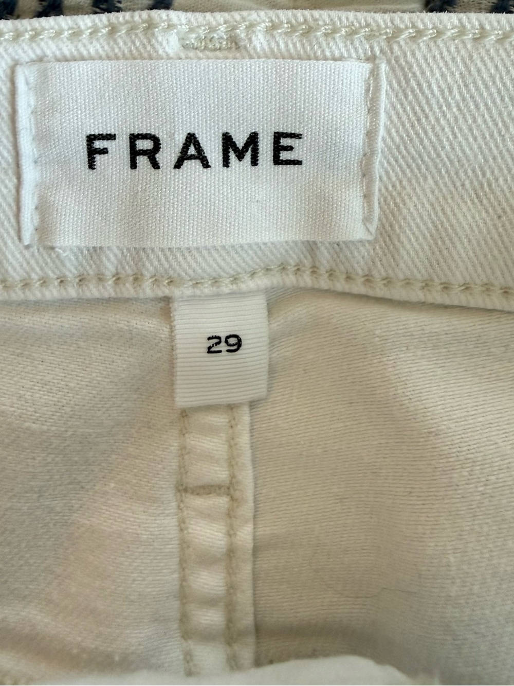 FRAME L’Homme Slim White Jeans Men’s 29 Designer Stretch Denim - Picture 4 of 8
